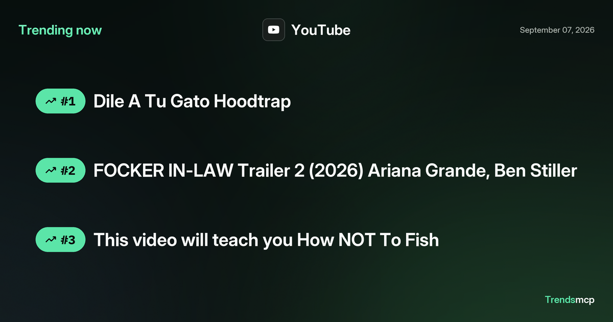 what-is-ranking-on-youtube-today-september-7-2026-trends-mcp